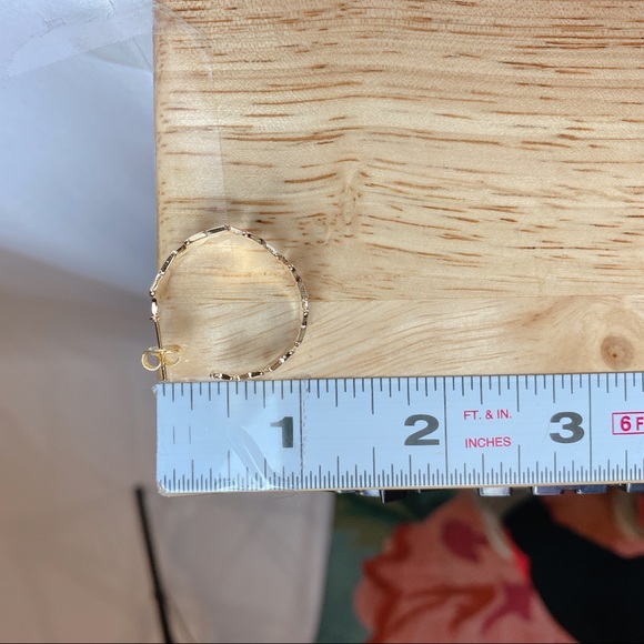 Starry Night Hoop Earrings - Picture 6 of 6